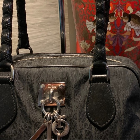 Dior Diorissimo Nylon Black Pocolon Shoulder Bag - Picture 3 of 8